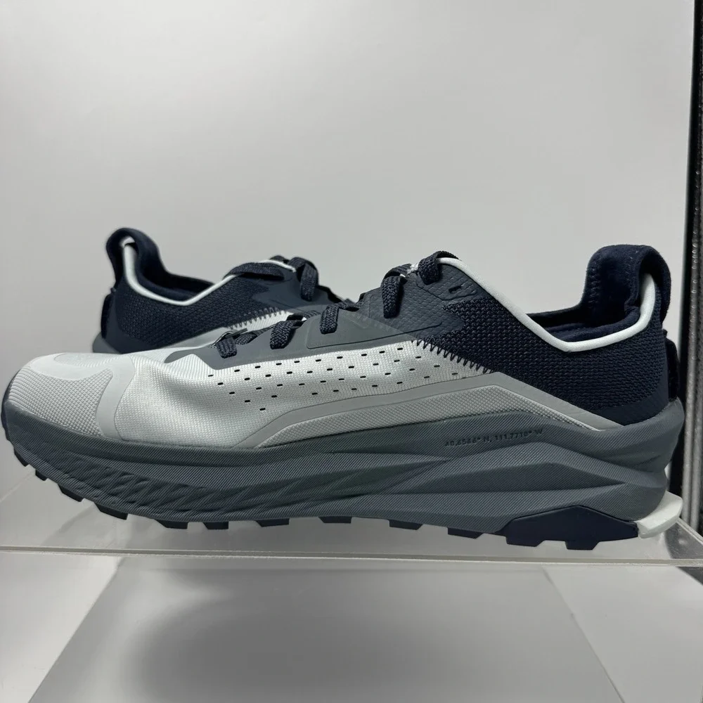 Brand New Altra Olympus 6 Trail AL0A85NJ442 Blue Grey Hiking Shoe Men's Size 8.5